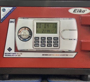 Két Sắt Chống Cháy Eiko 25E Khóa Điện Tử Màu Đỏ 